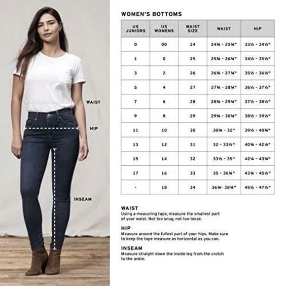 Levi's Women's 721 High Rise Skinny Jeans, Lapis Longing (Waterless) - Picture 8 of 8